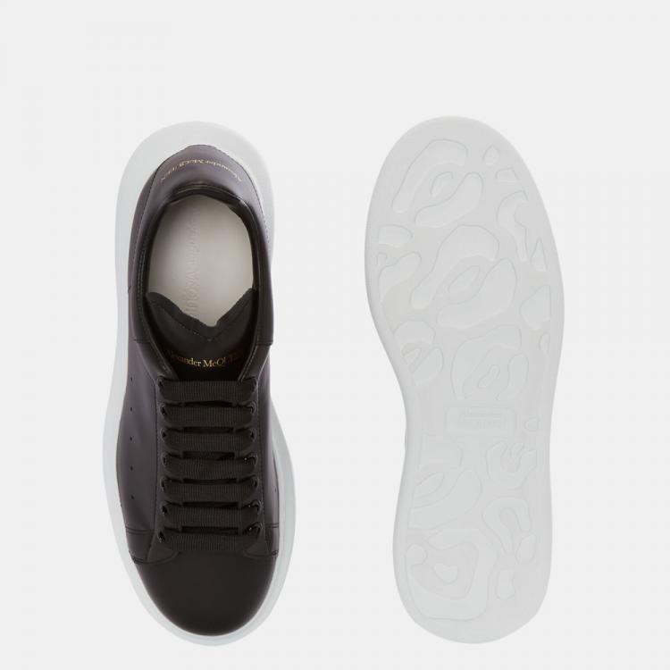 Pre Owned Alexander Mcqueen Black Oversized Sneakers Size EU 43