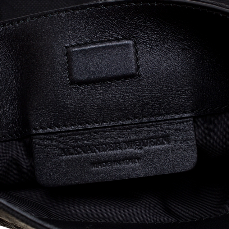 Pre Owned Alexander McQueen Black Nylon Messenger Bag