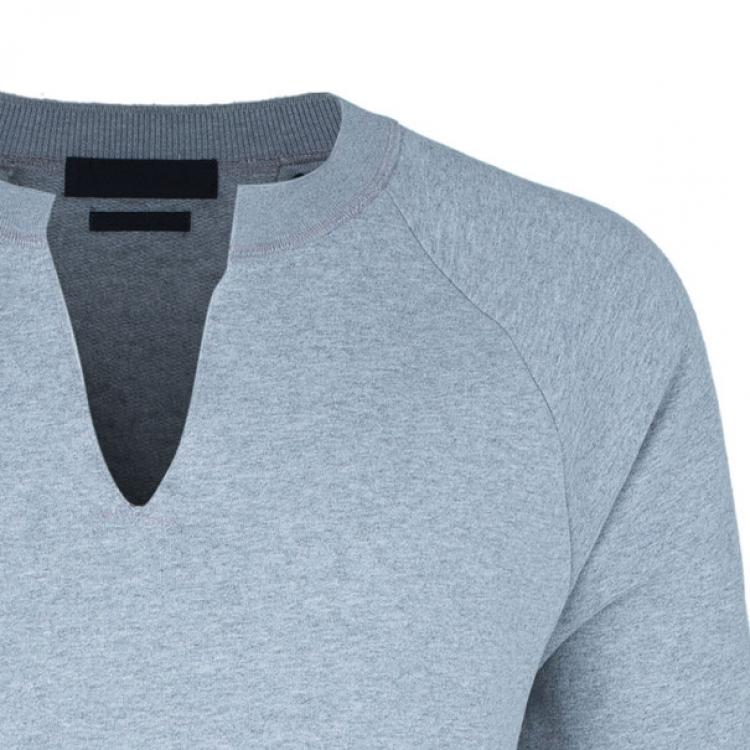 Pre Owned Alexander McQueen Men's Gray V-Neck Sweater L