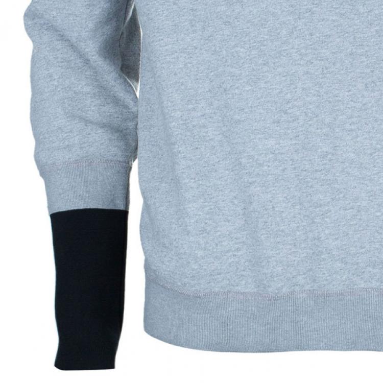 Pre Owned Alexander McQueen Men's Gray V-Neck Sweater L