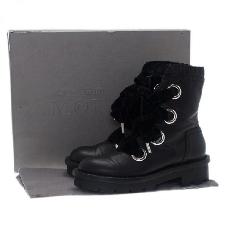 alexander mcqueen combat boots