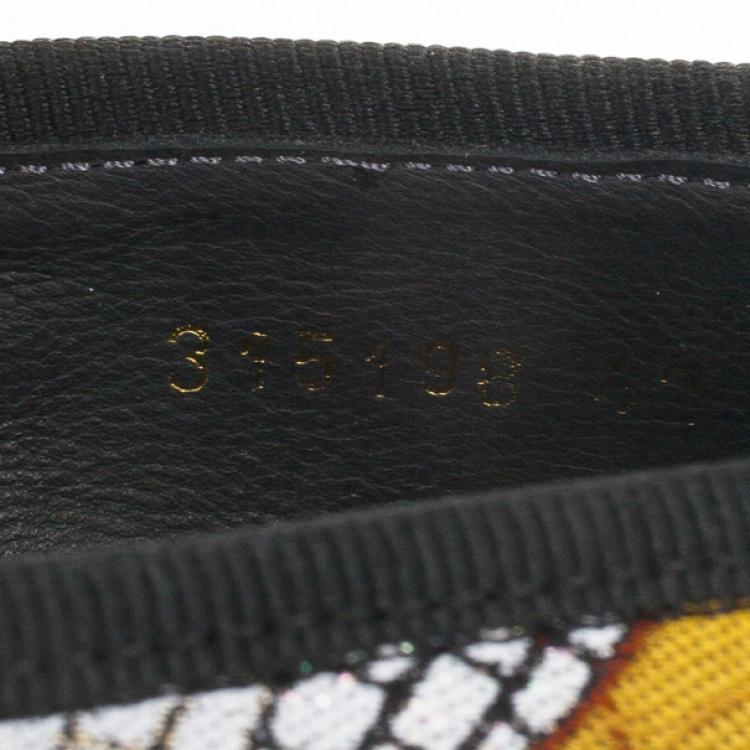 Pre Owned Alexander McQueen Jaquard Pattern Loafers Size 42