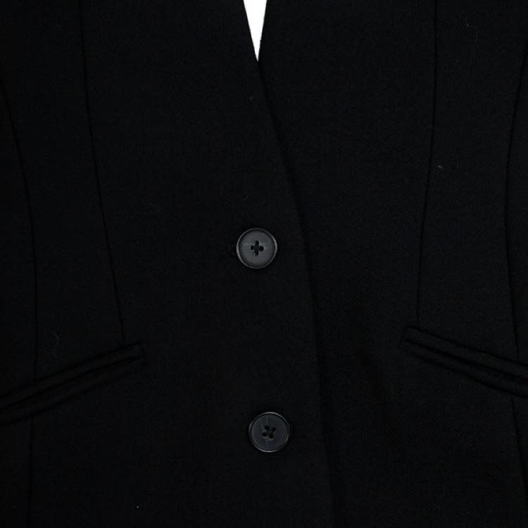 Pre Owned Alexander Wang Studded Backless V-neck Blazer S