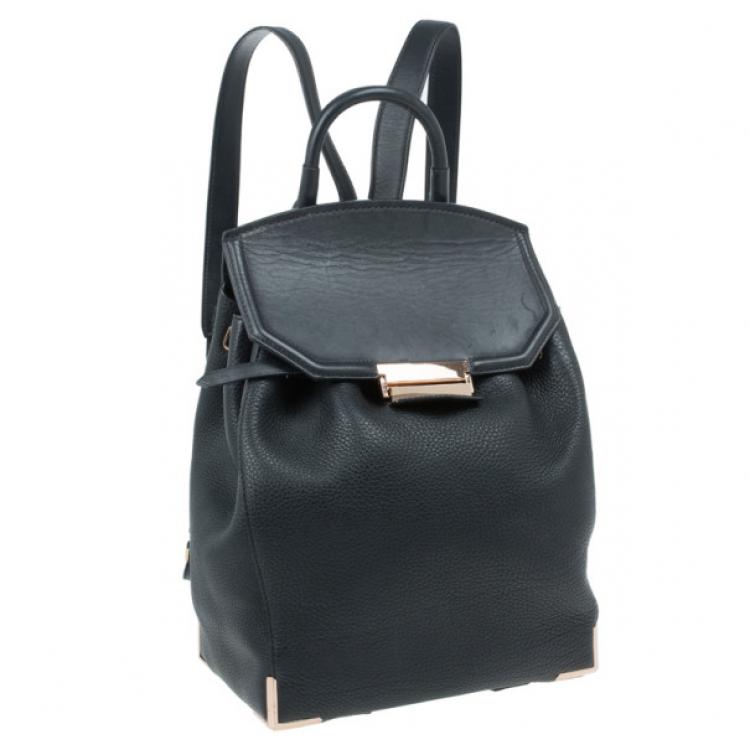 Pre Owned Alexander Wang Black Prisma Skeletal Backpack