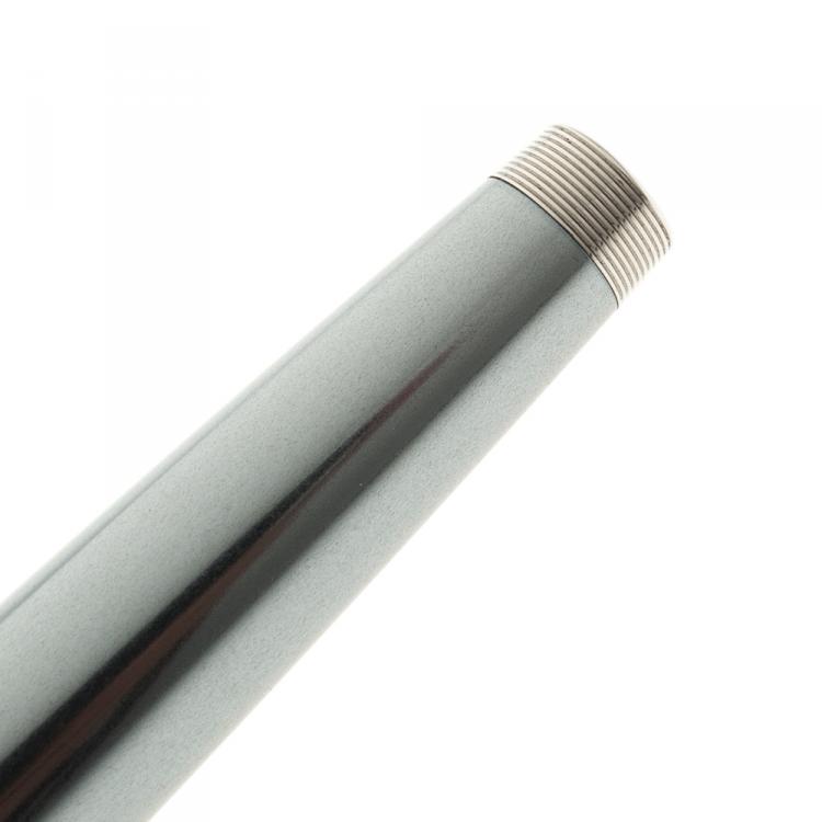 Pre Owned Dunhill Avorities Gunmetal Silver Tone Finish Ballpoint Pen