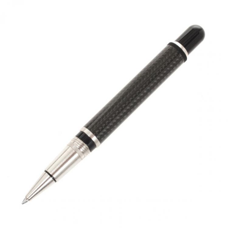 Pre Owned Alfred Dunhill Sentryman Carbon Fibre Rollerball Pen