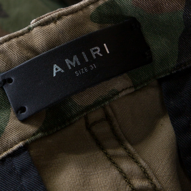 amiri camo pants