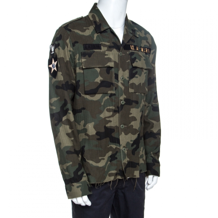 amiri camo shirt