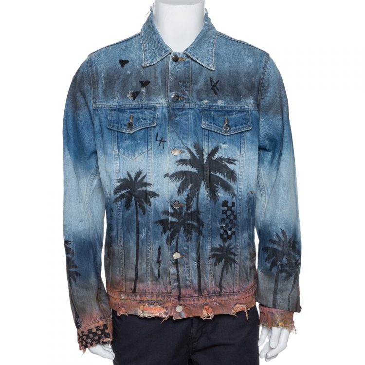 amiri palm tree jacket