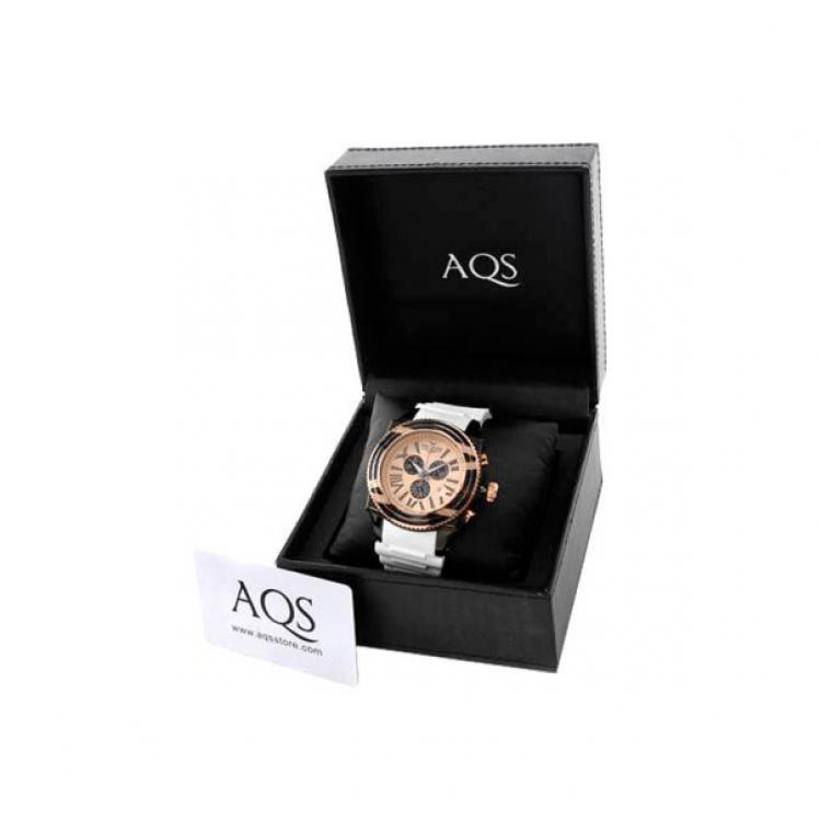 Pre Owned AquaSwiss Gold Plated SS Black Unisex Wristwatch 