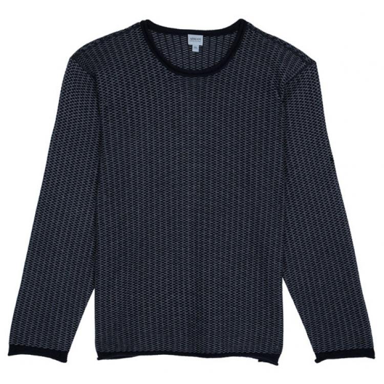 Armani Collezioni Grey Cashmere Sweater 