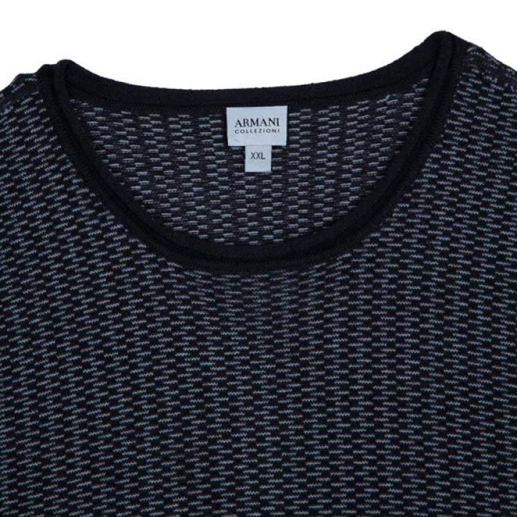 Pre Owned Armani Collezioni Grey Cashmere Sweater XXL