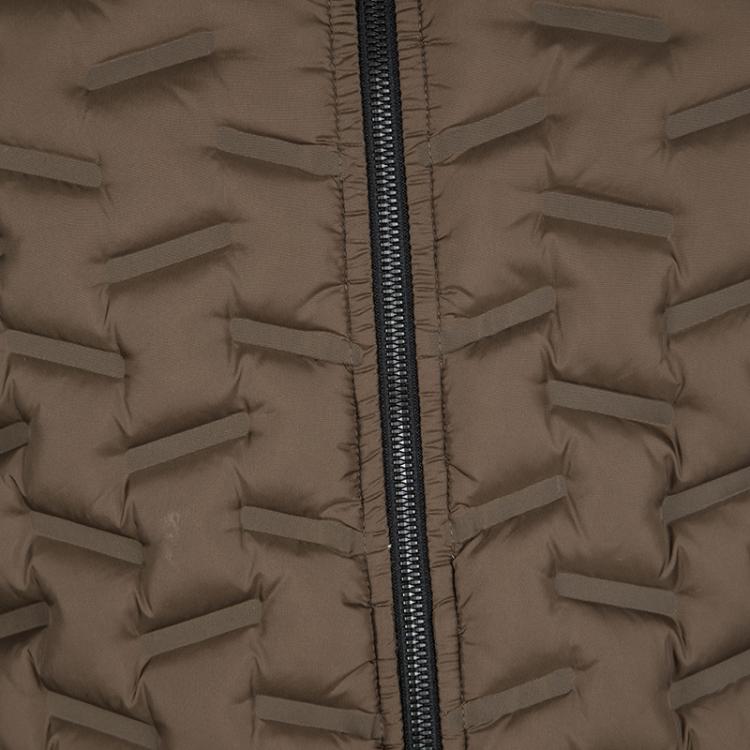 Pre Owned Armani Collezioni Brown Duck Down Puffer Jacket M