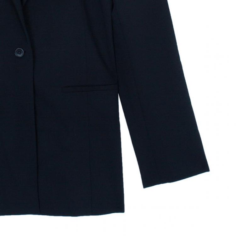 Pre Owned Balenciaga Black Tailored Blazer M