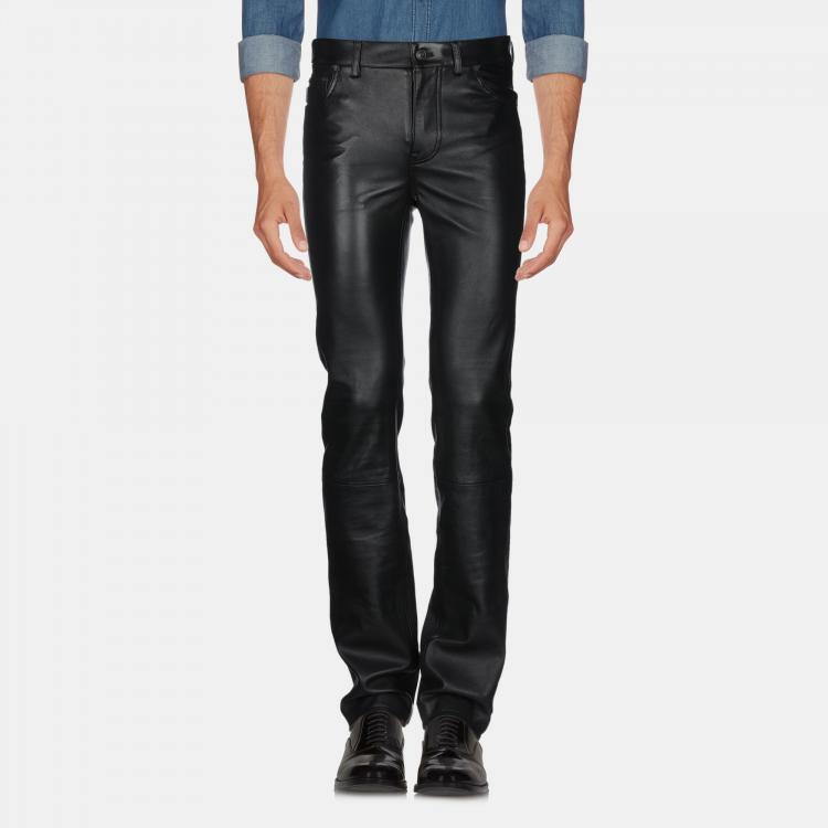 Pre Owned Balenciaga Lambskin Pants 48
