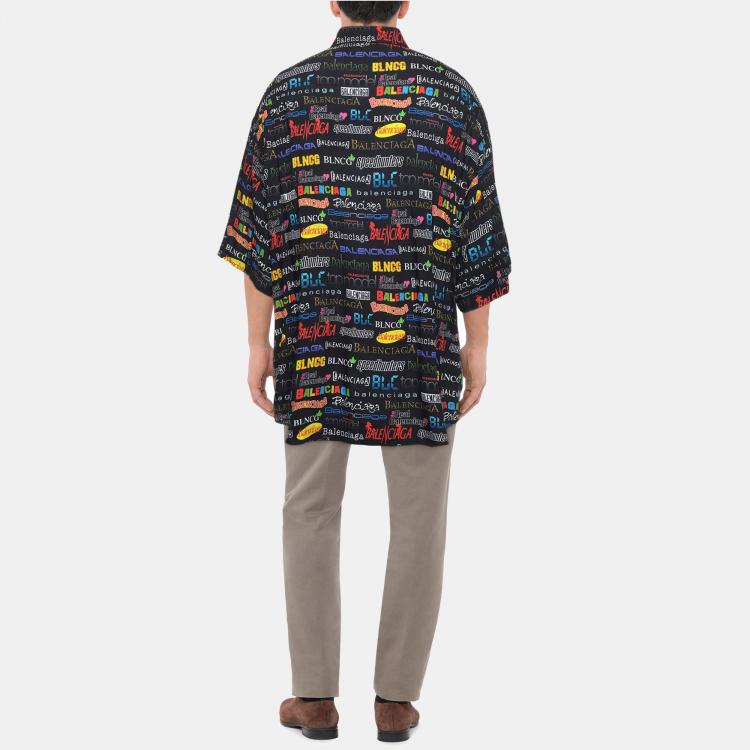 Pre Owned Balenciaga Viscose Shirt 38