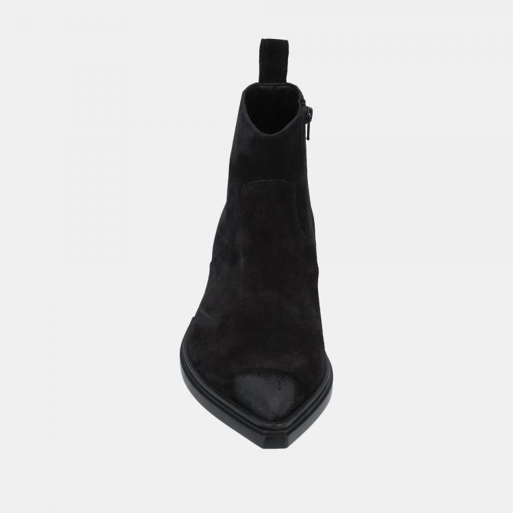 Pre Owned Balenciaga Black Suede Ankle Boots 42