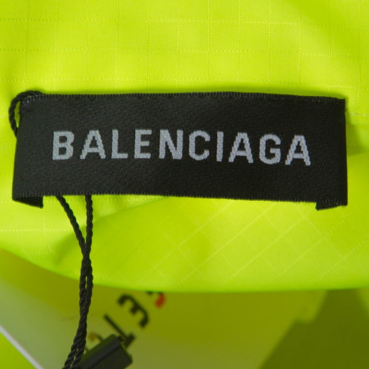 Balenciaga Neon Colorblock Logo Print Track Jacket XXXS Balenciaga ...