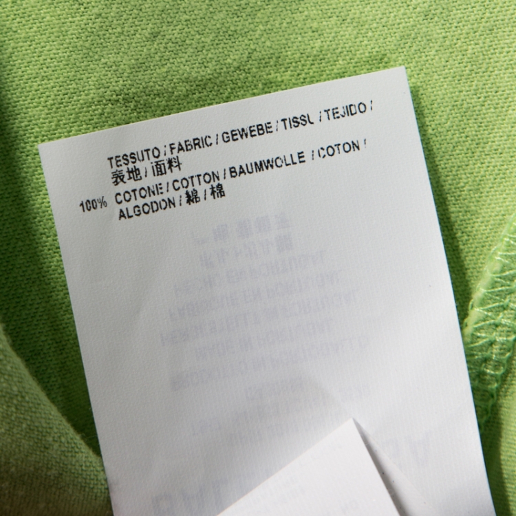 Pre Owned Balenciaga Green Cotton Oversized T-Shirt S