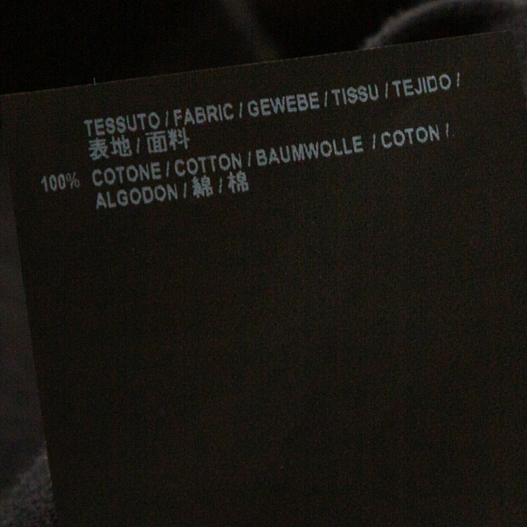 Pre Owned Balenciaga Black Printed Cotton Long Sleeve Oversized T-Shirt S