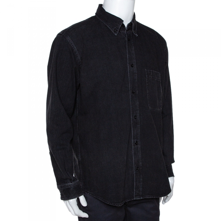 Balenciaga - Men - Adidas Oversized Striped logo-print Cotton-jersey T-Shirt Black - 1