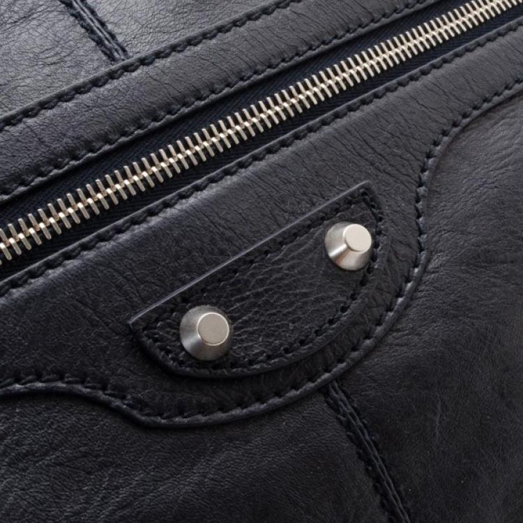 Pre Owned Balenciaga Black Mens Fettuccia Cerata Bag