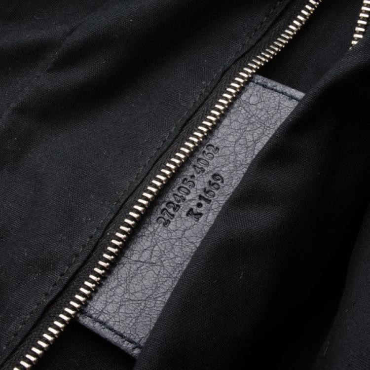 Pre Owned Balenciaga Black Mens Fettuccia Cerata Bag