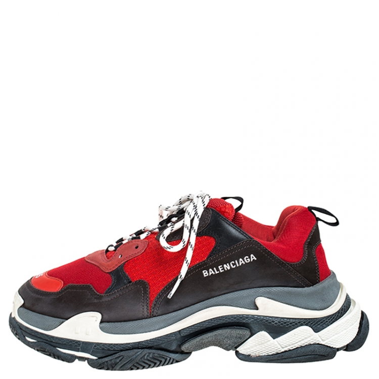 Balenciaga Men's Red Sneakers & Athletic Shoes