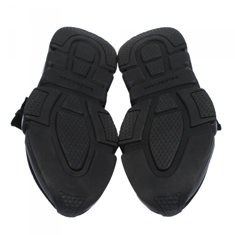 مملوكة مسبقًا Balenciaga Black Knit Fabric Speed Trainer Sneakers Size 41