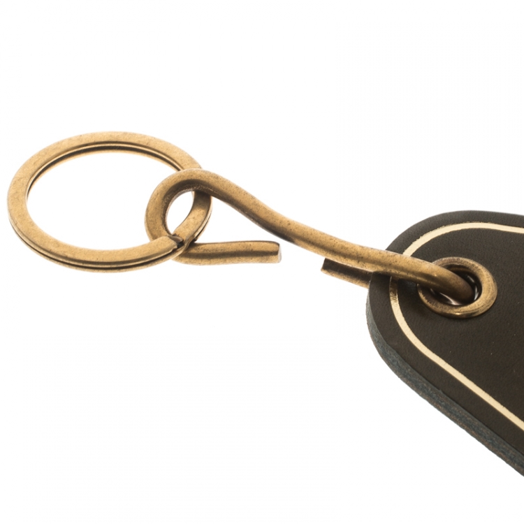 Pre Owned Balenciaga Green Hotel Diamond Oversized Key Tag