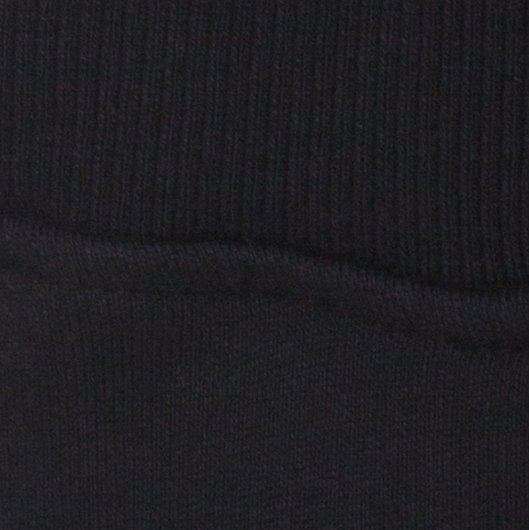 Pre Owned Balmain Black Cotton and Velvet Side Paneled Biker Jogger Pants L