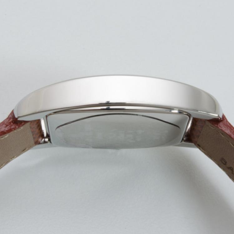 Pre Owned Baume & Mercier Classic Crème Dial Inox Plated Unisex Wristwatch