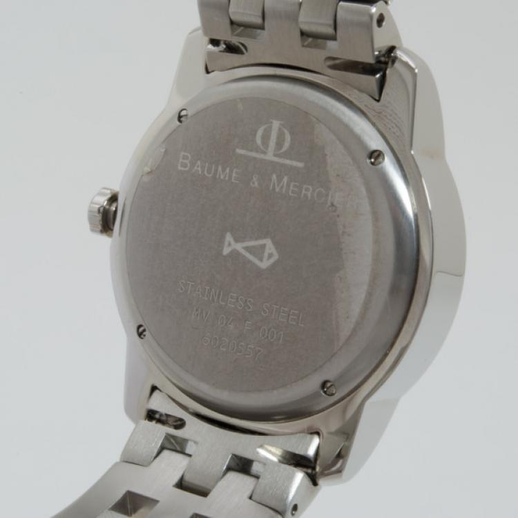 Pre Owned Baume & Mercier Formula S Steel Wristwatch