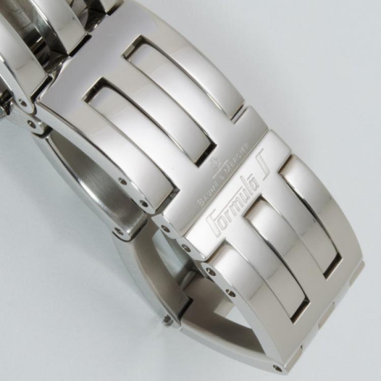 Pre Owned Baume & Mercier Formula S Steel Wristwatch