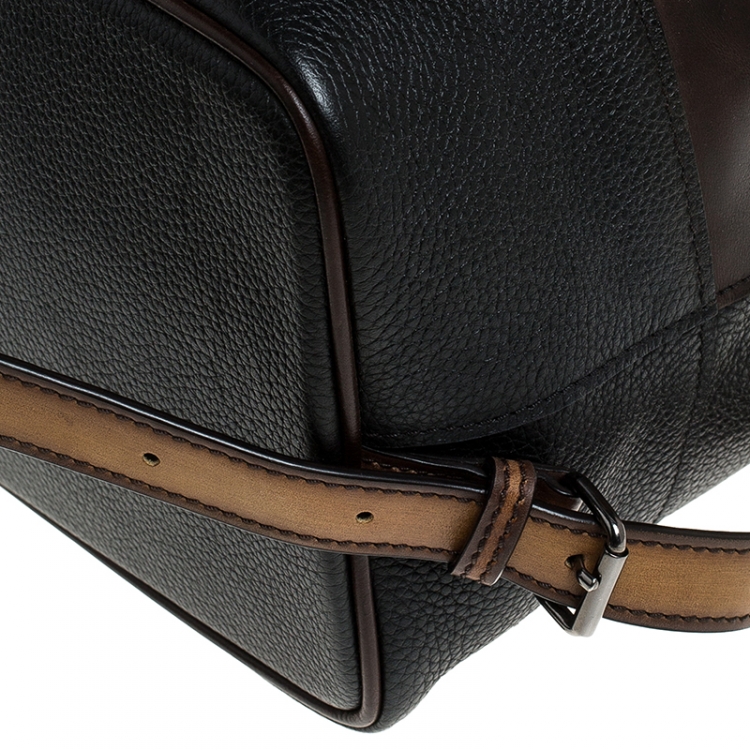 Pre Owned Berluti Brown Leather Horizon Backpack 