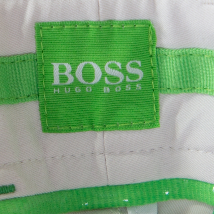 Pre Owned Boss Green By Hugo Boss Beige Slim Fit Hakan7 Pants L