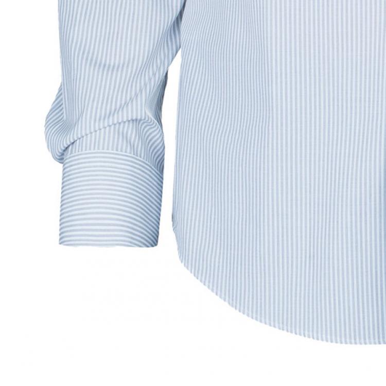 Pre Owned BOSS By Hugo Boss Men's Striped Formal Shirt L