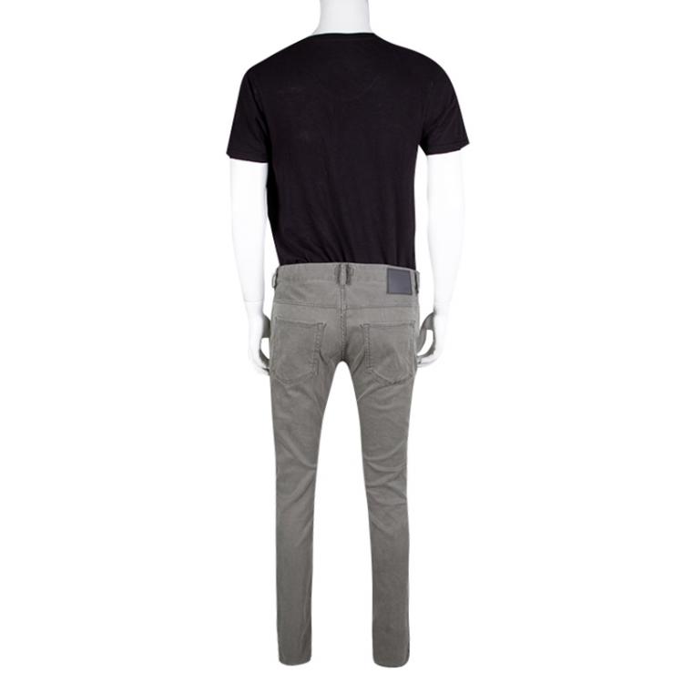 Pre Owned Boss By Hugo Boss Grey Slim Fit Delaware Jeans L