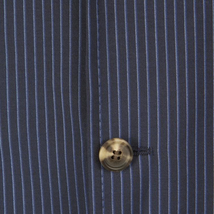 Pre Owned Boss By Hugo Boss Blue Striped Wool The Who/Sharp Suit XXL