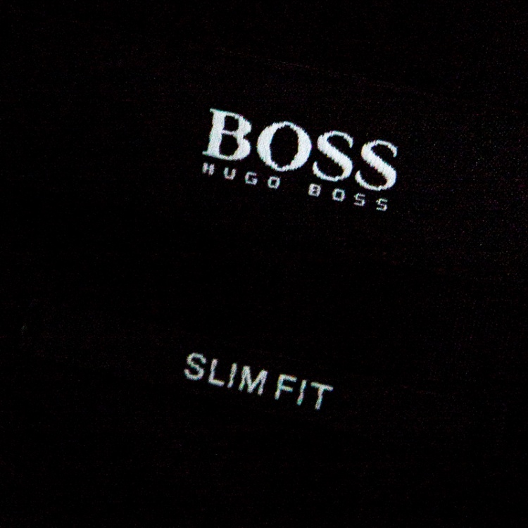 Pre Owned Boss by Hugo Boss Black Cotton Ribbon Panel Detail Button Front Shirt XL