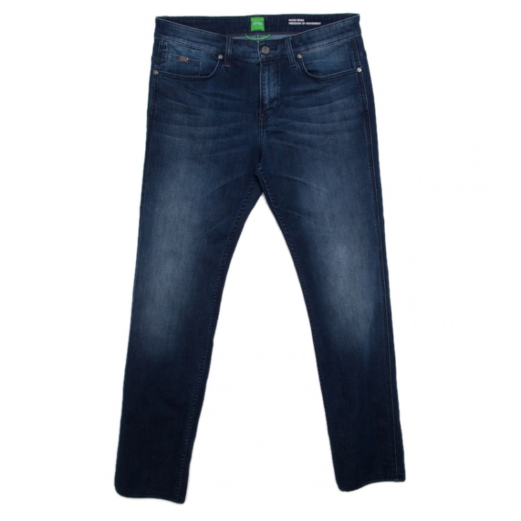 Hugo Boss Orange Label Denim Jeans 34 x 31 Light Wash Straight Leg Button  Fly | eBay
