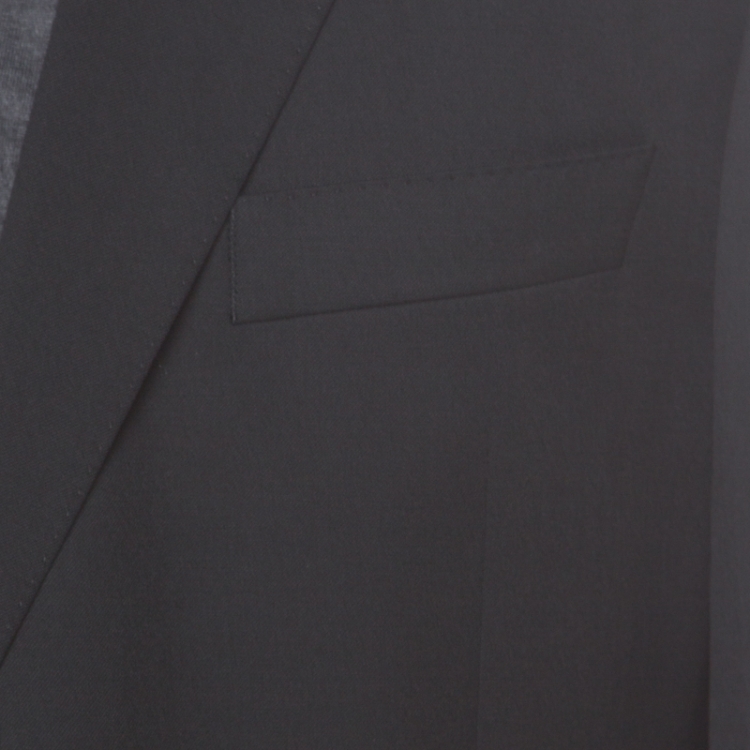 Pre Owned Boss by Hugo Boss Black Wool Pasolini/Movie Suit 2XL