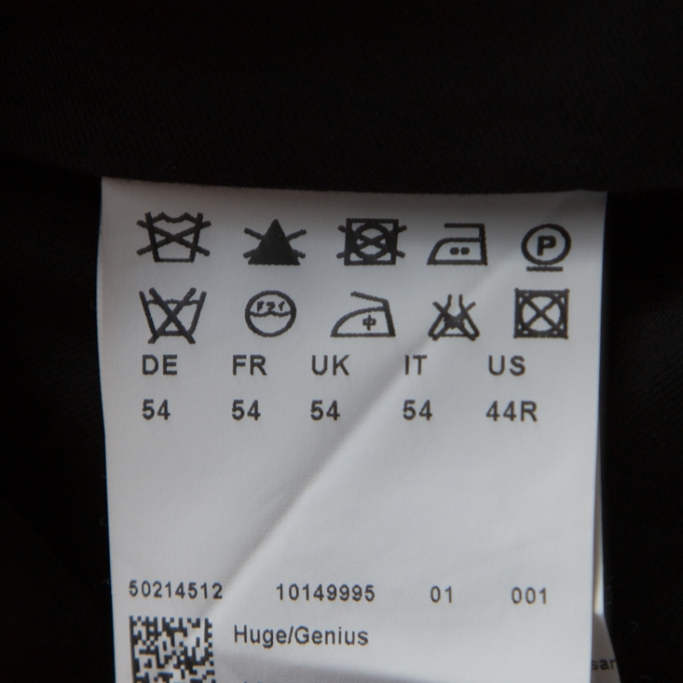 Pre Owned Boss by Hugo Boss Grey Wool Tailored Genius Suit XXL