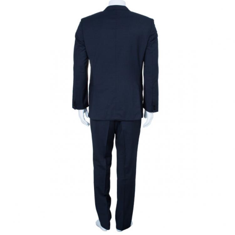 Pre Owned BOSS By Hugo Boss Navy Slim Fit Men's Tuxedo Suit M