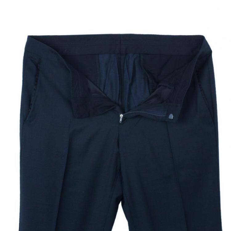 Pre Owned BOSS By Hugo Boss Navy Slim Fit Men's Tuxedo Suit M