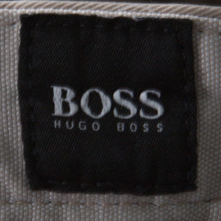 Pre Owned Boss by Hugo Boss Beige Stretch Cotton Slim Fit Chinos M