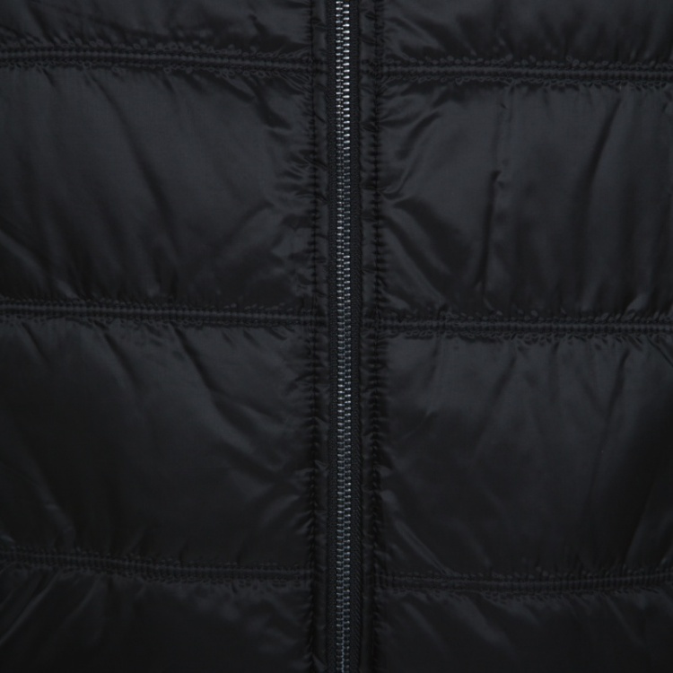 Pre Owned Boss By Hugo Boss Grey Wool Reversible Darnom2 Puffer Jacket L