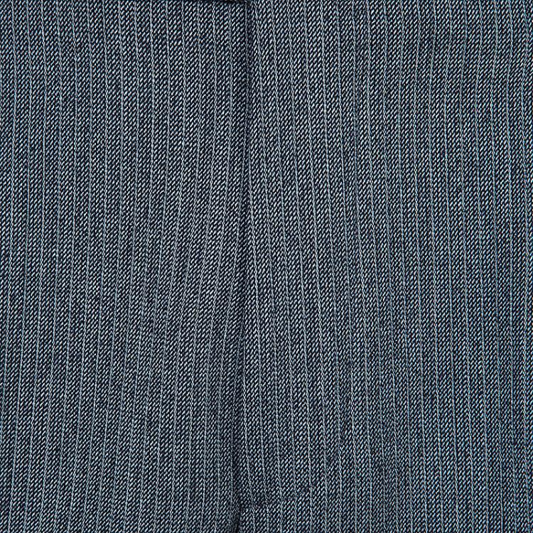 Pre Owned Boss By Hugo Boss Men's Grey Wool Striped Suit XS