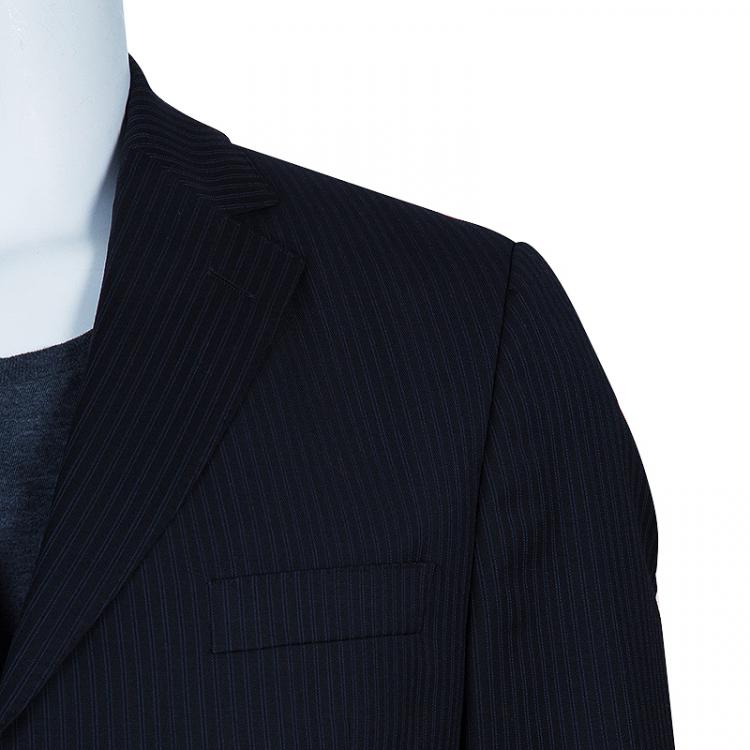 Pre Owned Boss By Hugo Boss Men's Pinstripe Suit M
