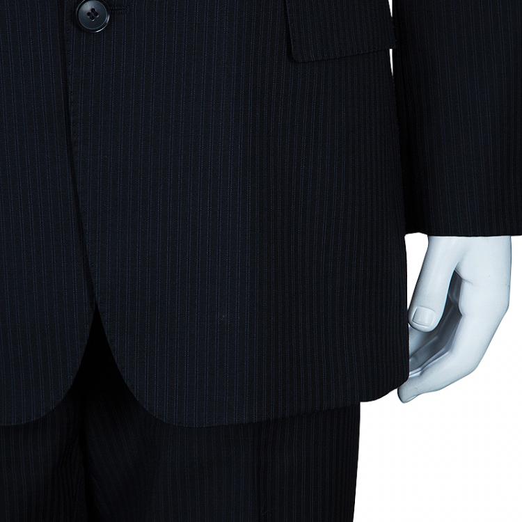 Pre Owned Boss By Hugo Boss Men's Pinstripe Suit M